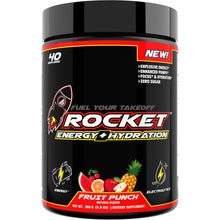 Load image into Gallery viewer, Rocket Pre-Workout with Hydration, 40 Serving Fruit Punch