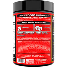 Load image into Gallery viewer, Rocket Pre-Workout with Hydration, 40 Serving Fruit Punch