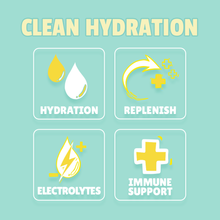 Load image into Gallery viewer, Rocket Hydration Lemonade - Naturally Flavored Electrolyte Drink Mix 40 Servings