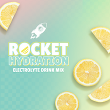 Load image into Gallery viewer, Rocket Hydration Lemonade - Naturally Flavored Electrolyte Drink Mix 40 Servings
